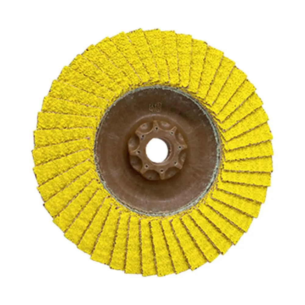 

Керамический лепестковый диск с обрезкой, экологически чистый гибридный шлифовальный круг с зернистостью 40/60, диаметр 5 дюймов, ступица 5/8 x 11, тип 29, прямые продажи с фабрики