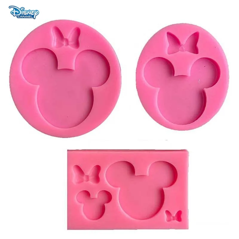 

Disney Mickey Mouse Bow Tie Silicone Flip Candy Mold DIY Chocolate Cookie Mold Cake Decorating Tools Baking Molds