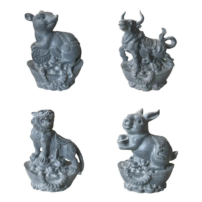 stone-carving-twelve-zodiac-ornaments-tiger-rabbit-dragon-horse-sheep-monkey-chicken-dog-and-pig-a-set-of-sculptures
