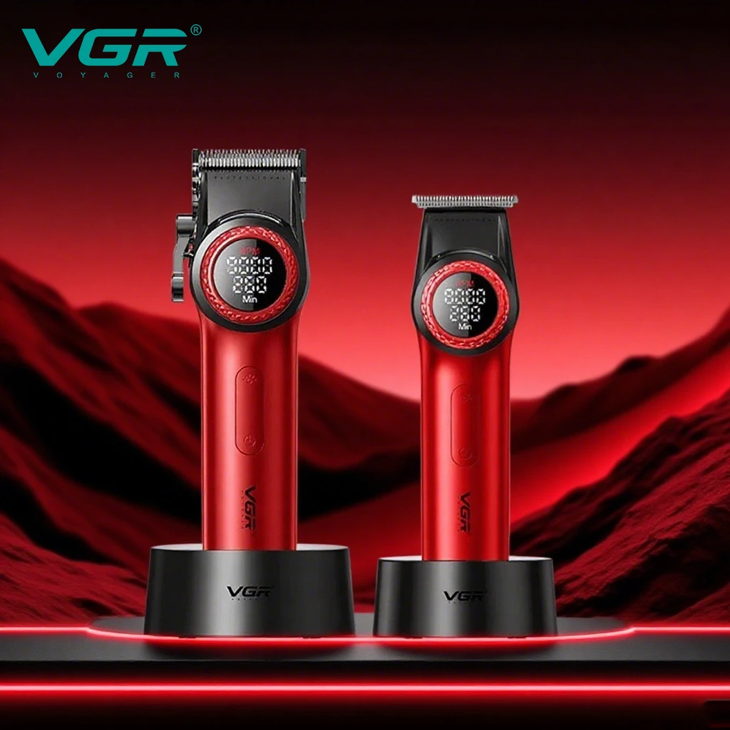 VGR 001 977 New Hair Trimming Set High-end Men's Hair Clippers