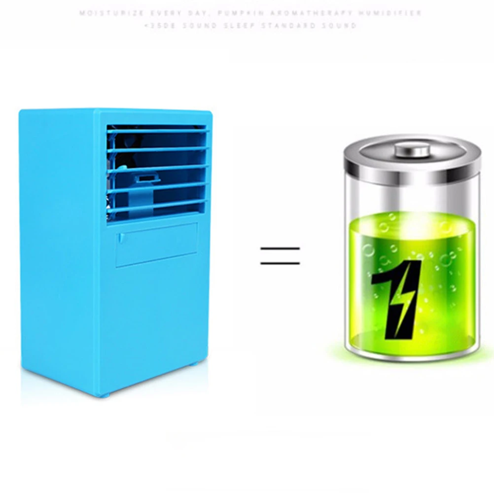 

Humidifier Fan 420ml Large Capacity Home Office Shock Resistant ABS Relieves Cough Congestion Static Reduction Easy