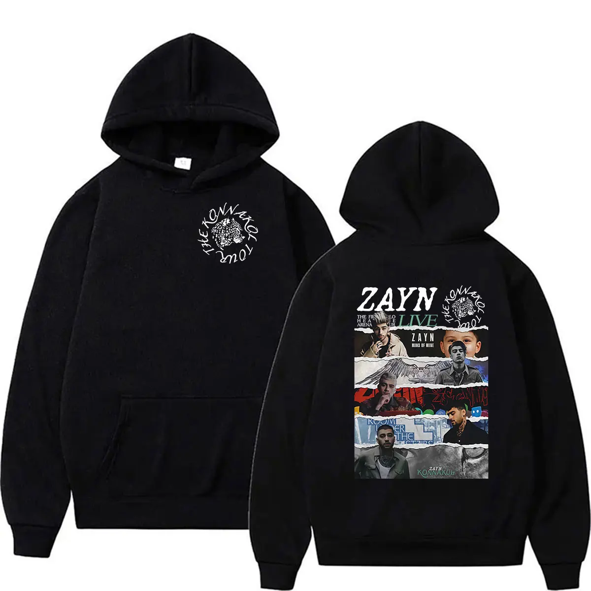 

Rapper Zayn Malik Konnakol New Album 2026 Hoodie Men's Vintage Hip Hop Pullover Sweatshirt Fashion Long Sleeve Clothing Hoodies