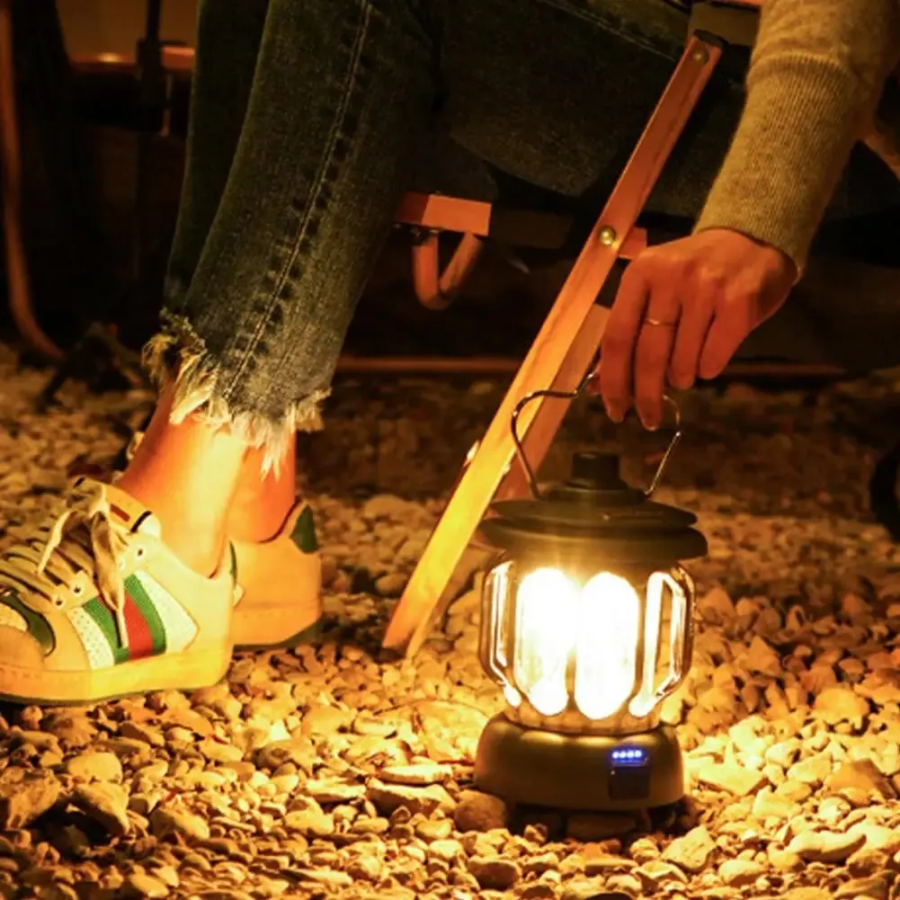 Lampa kempingowa Led 18650 bateria litowa wielofunkcyjny światła do namiotu do wędrówek na zewnątrz Camping