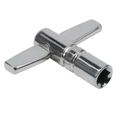 Drum Tuning Key Adjustment Wrench Diameter 5.5mm Silver Percussion Instrument Drum Tuning Drum Key Square Tool Accessories