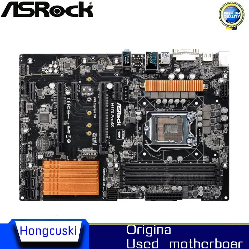 

For ASROCK H170 Pro4S Used original motherboard Socket LGA 1151 DDR4 H170 Desktop Motherboard