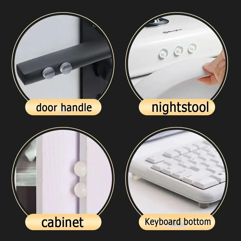 Silicone Nail Art Keyboard Sticker Hemispherical Transparent Keyboard Stickers Keyboards Heightening Sticker