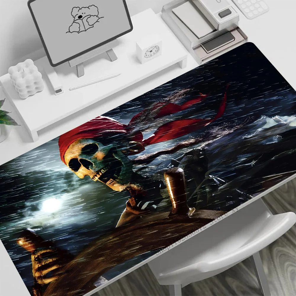 P-Pirates Of The Caribbean Movie Mousepad Large Gaming Mouse Pad LockEdge Thickened Computer Keyboard Table Desk Mat