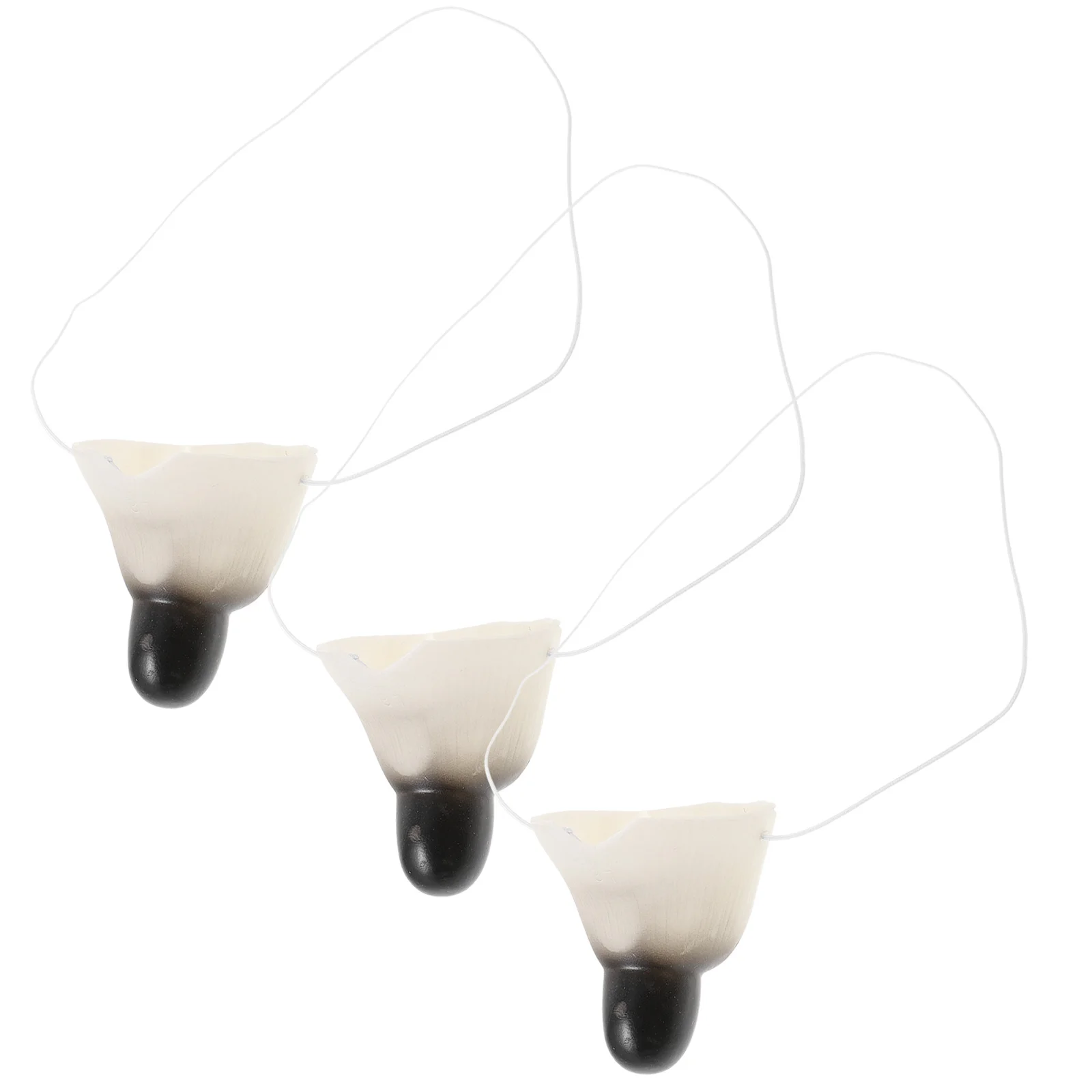 3 قطعة محاكاة أنف الماوس تأثيري الحيوان الدعامة زي لوازم اكسسوارات الحفلات أداء دور الأنف