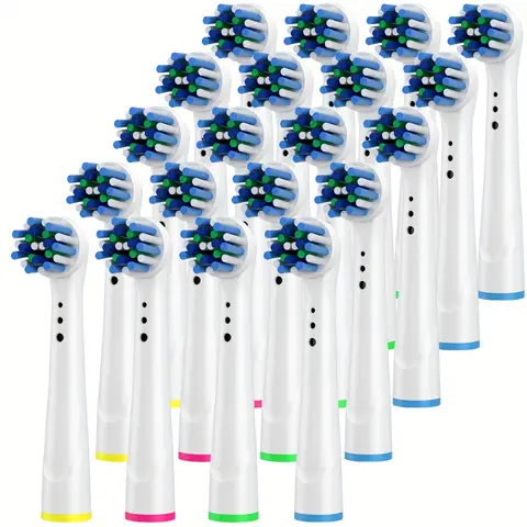 Oral-B Braun 전문 전동 칫솔 헤드 브러시 헤드와 호환되는 10Pcs 교체 칫솔 헤드
