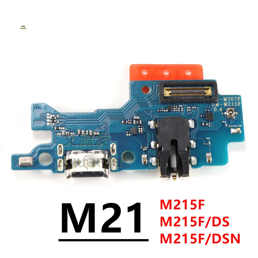 For Samsung Galaxy M21 SM-M215F M215 USB Type-C Micro Charger Charging Port Dock Connector Microphone Main Board Flex Cable