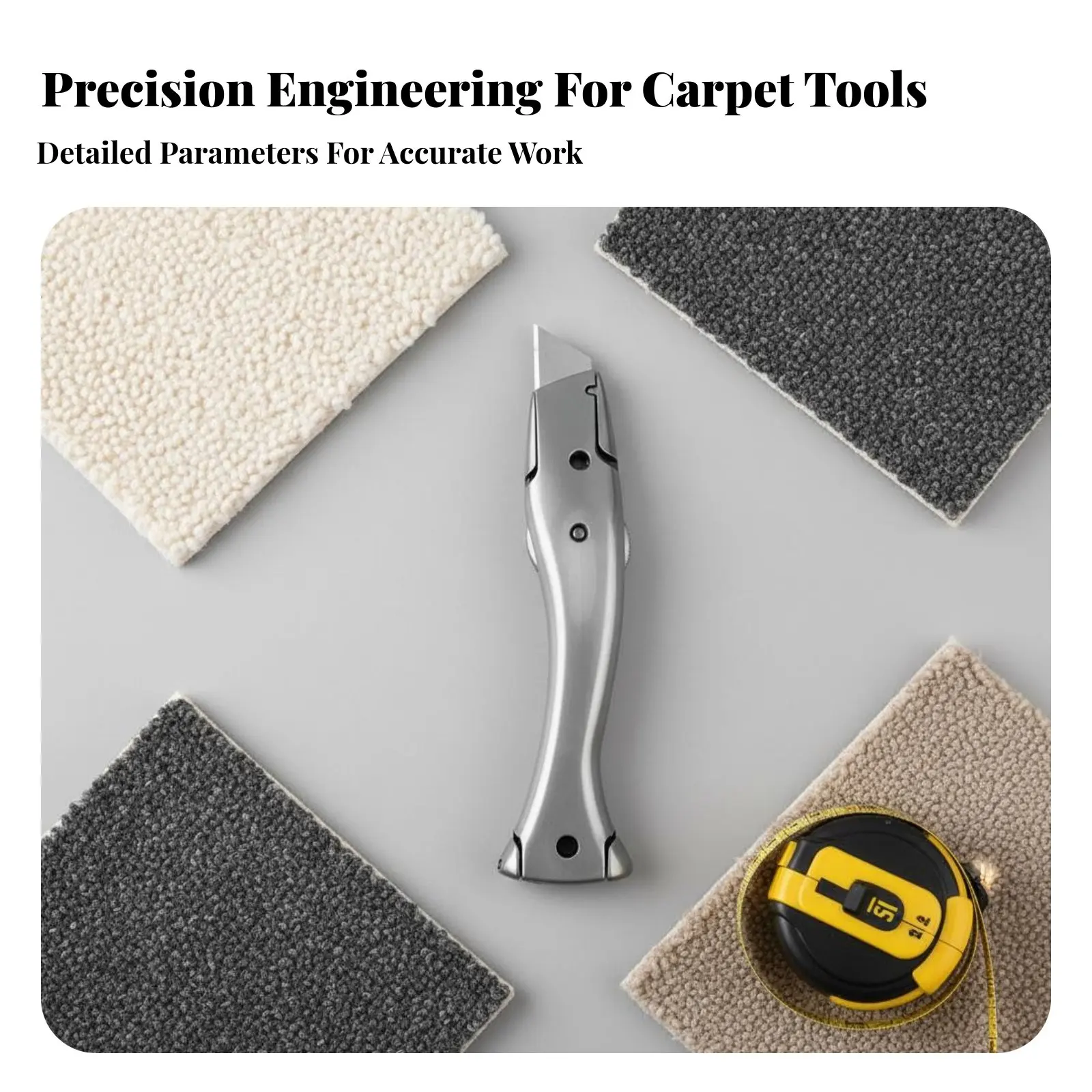 

Carpet Installation Tool Kit Sturdy Duty Carpet Laying Tool Set Professional Grade Removes Wrinkles for Professionals