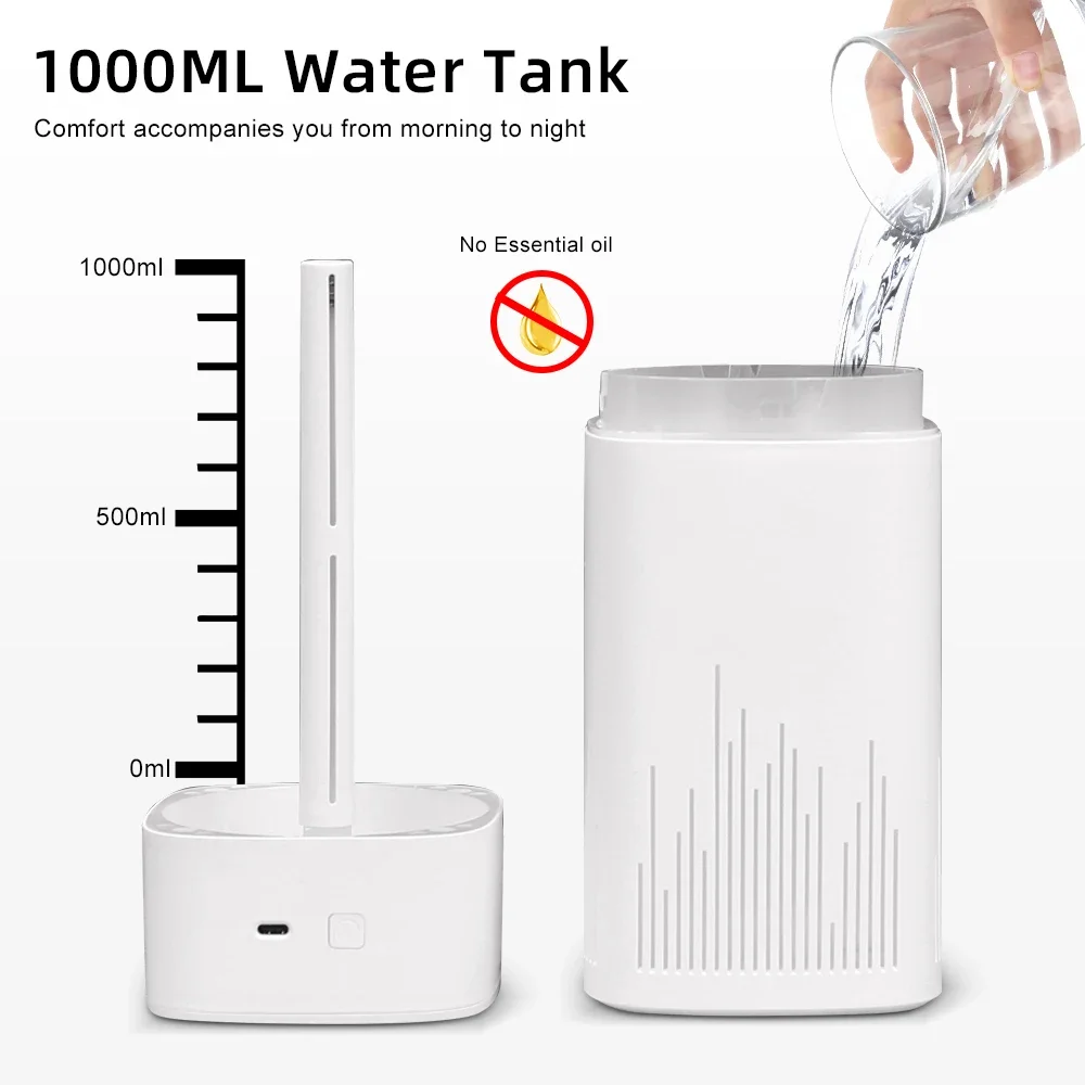 USB Mini Humidifier 1000ml for Baby Bedroom Office Home with Auto Shut-Off Difusor humidificador Air humidifier diffuser Difusor