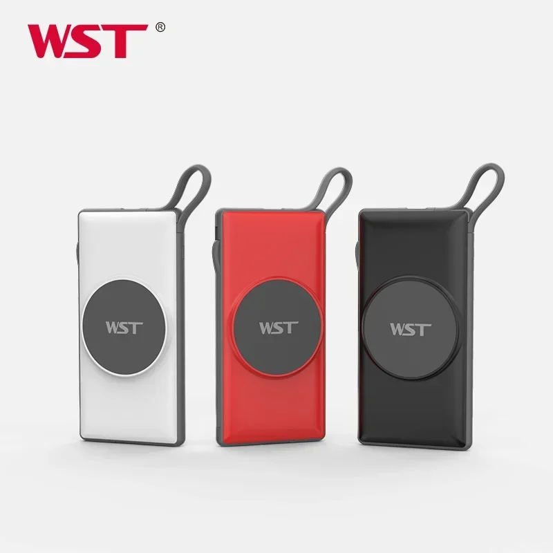 

WST Home Power Bank Wireless Phone Restaurant 10000mah Power Bank Station Magnetic Power Bank for All Phones