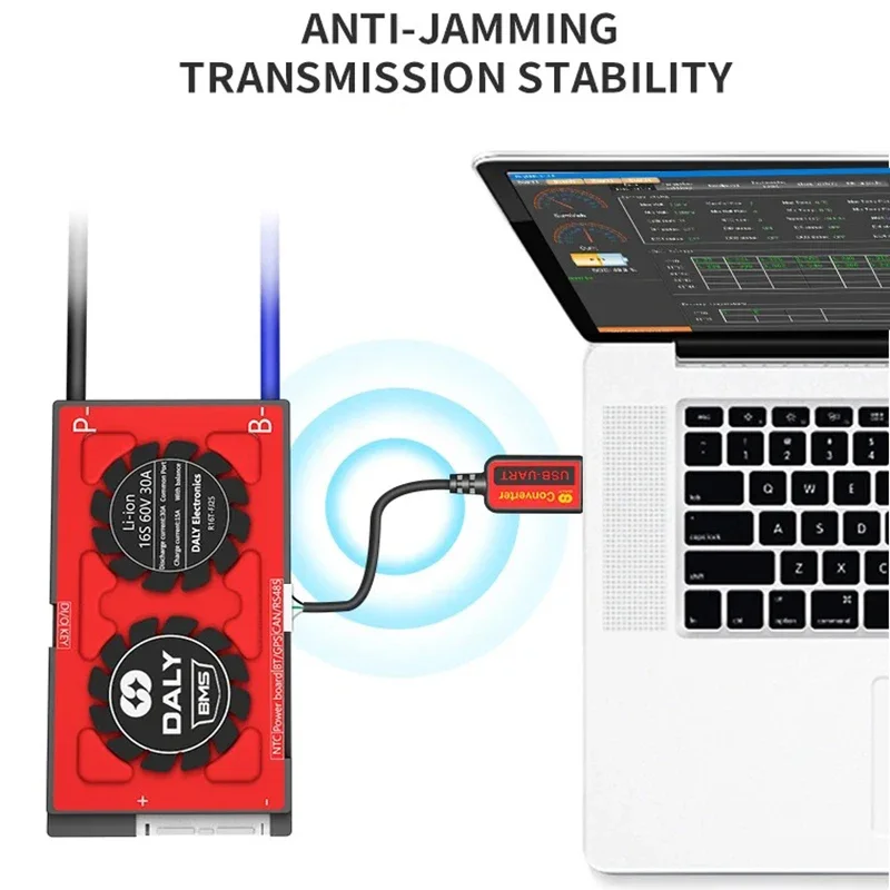 Smart BMS Accessory Wifi Bluetooth Heating UART RS485 Cable CANbus Power Board NTC LCD Dispay for Daly 4S 8S 14s 16S 20S BMS