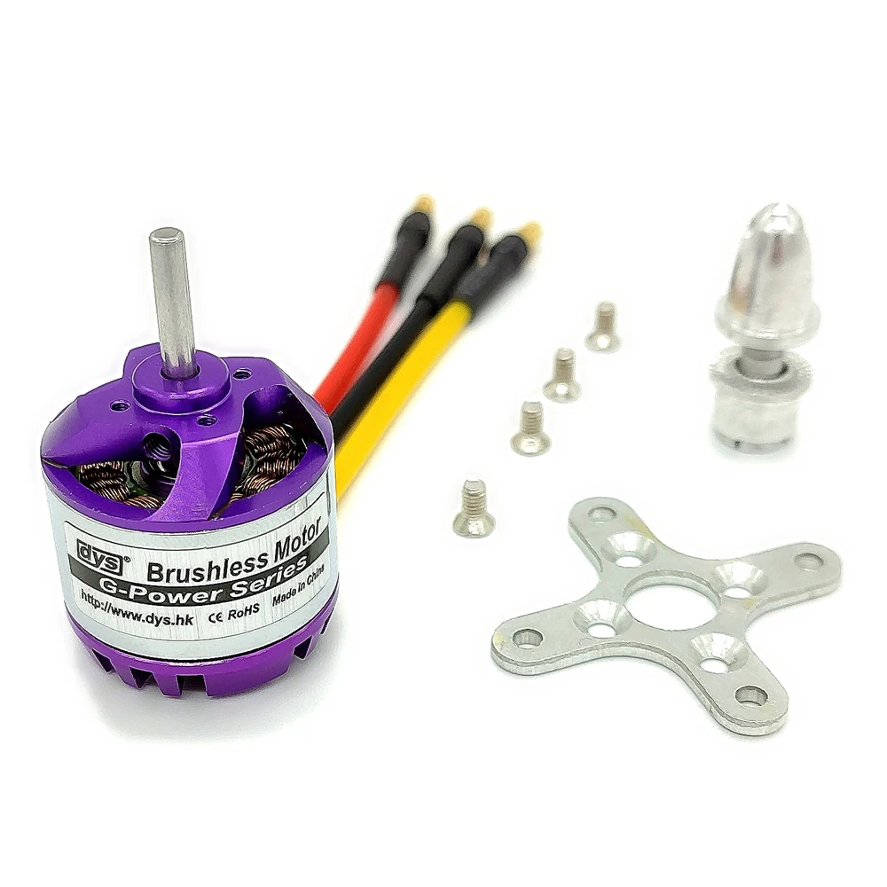 dys D2822 D2826 D2830 D2836 D3530 D3536 D3542 D3548 Brushless Motor 2-3/4/5S For RC Mini Multicopters Plane Fixed-wing Aircraft