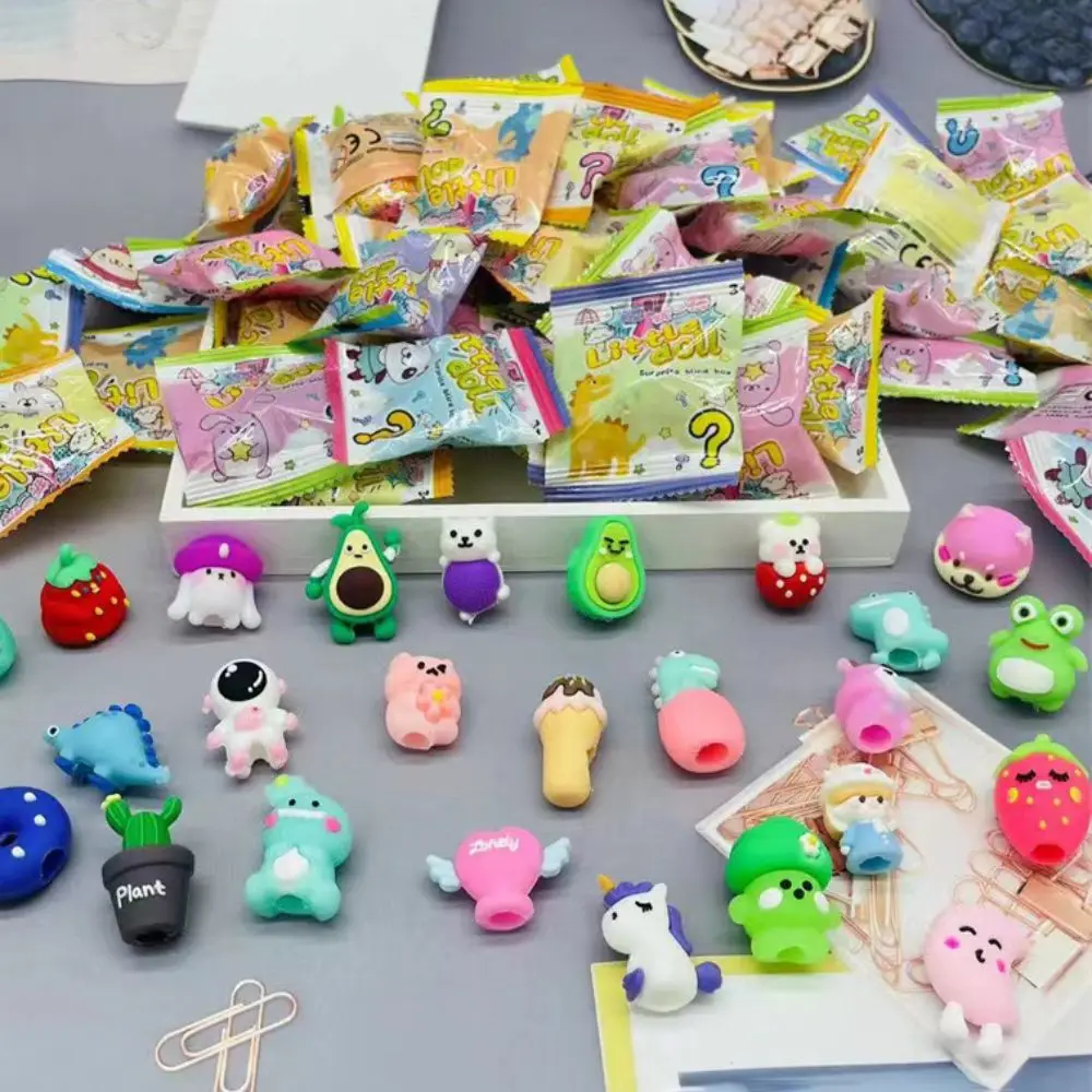 Mini sac ennemi d'emballage indépendant bricolage, boîte surprise de dinosaure, style aléatoire, ensemble de stylos Kawaii, jouet, cadeaux scolaires