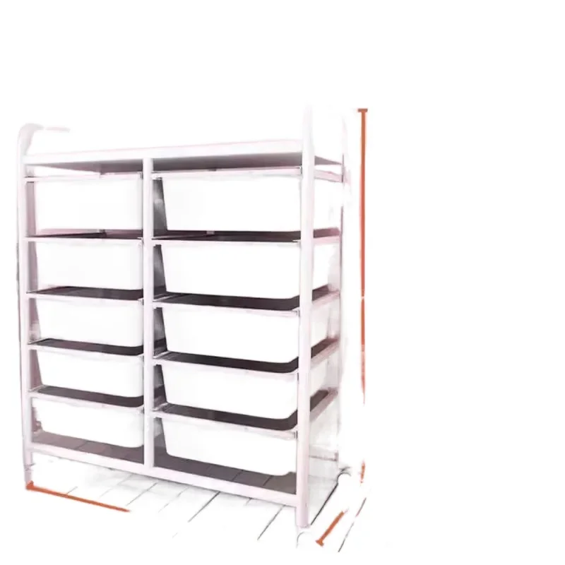 Drawer children's storage rack, living room floor-to-ceiling snack locker, stroller storage rack