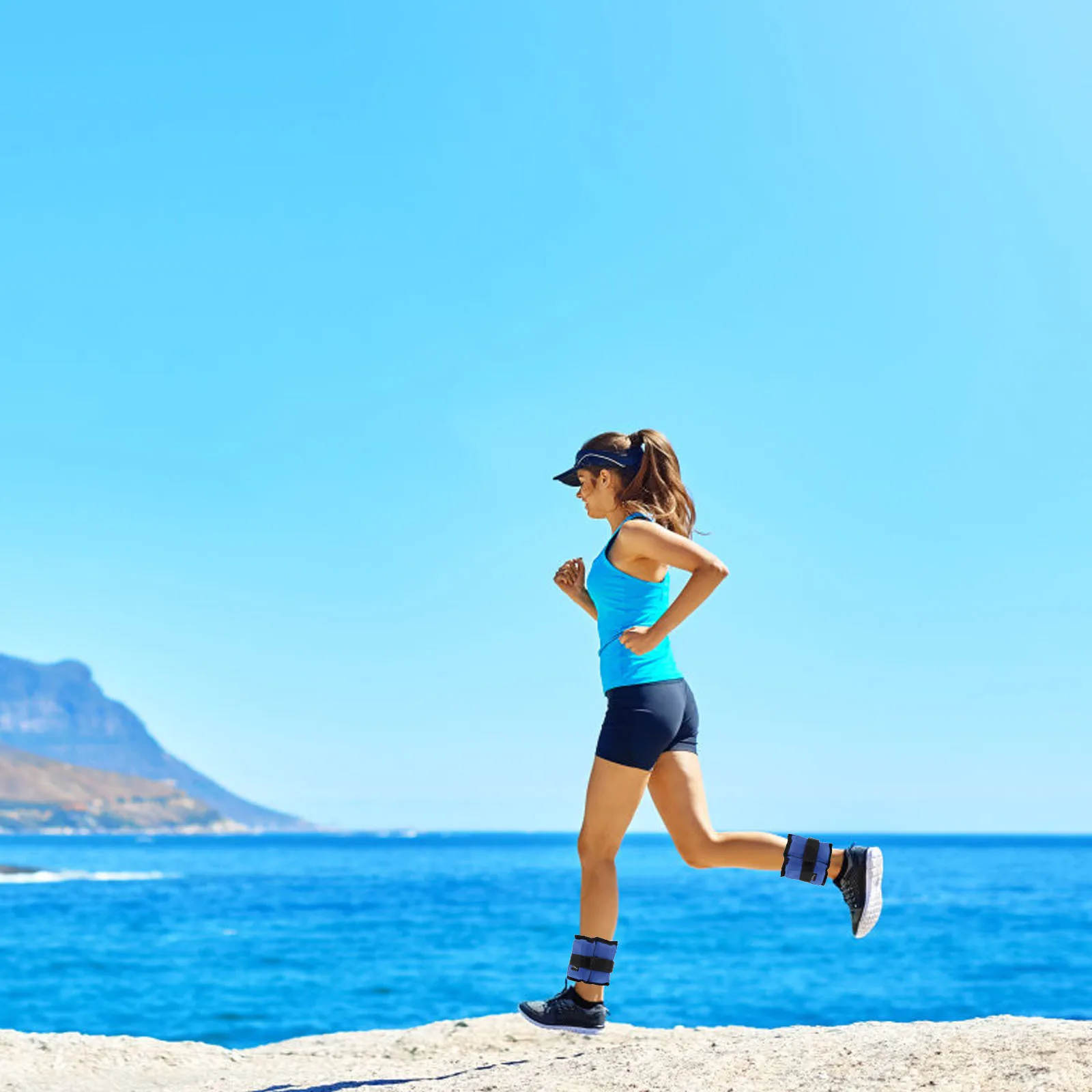 

2Pcs Sandbag Weight Straps for Arms Legs Adjustable Fitness Accessories for Running Gym Exercise