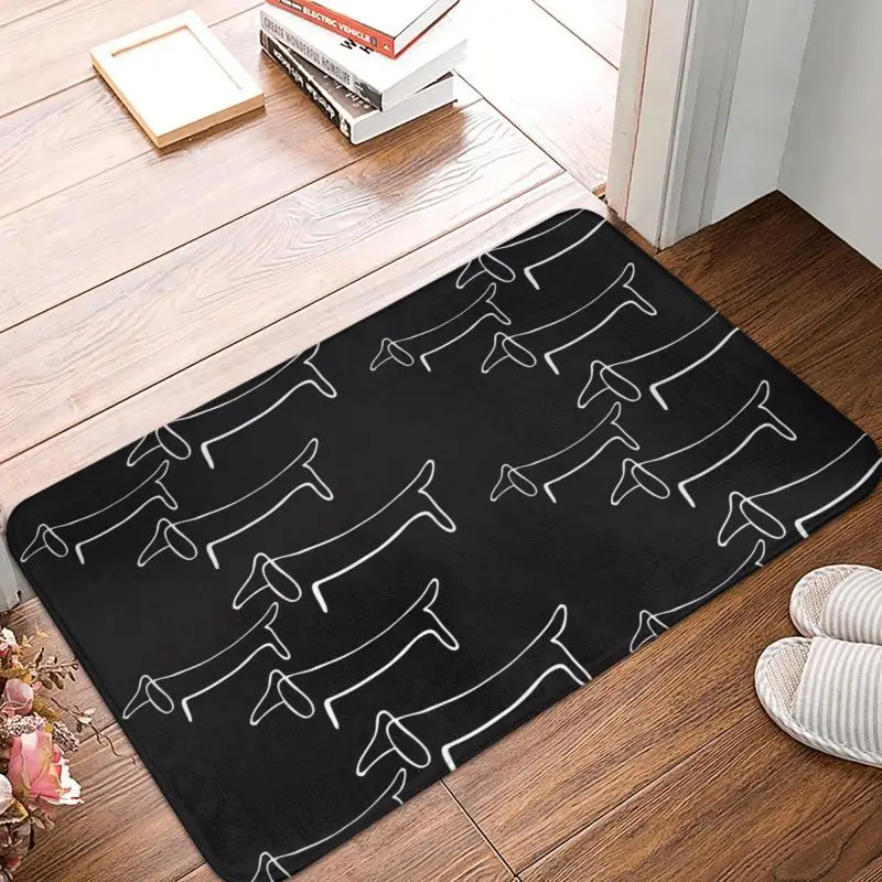 Pablo Picasso Line Art Wild Wiener Dog Dachshund Doormat Non-Slip Bathroom Kitchen Mat Toilet Door Floor Entrance Carpet Rug