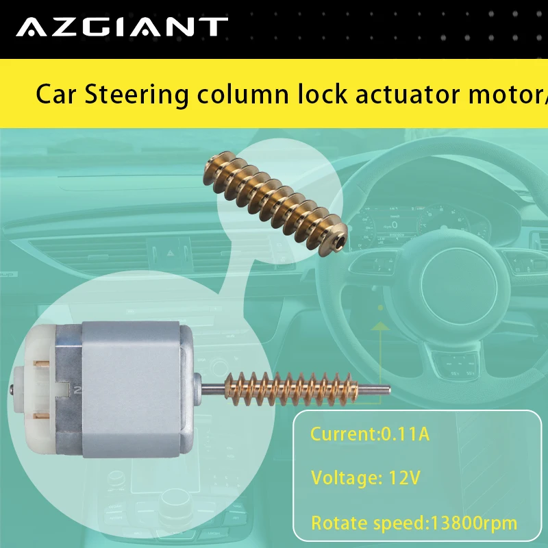 FC-280PC-22125 Azgiant DC 12V Car Electronic Steering Column Steering Lock Motor Worm Gear For 2004-2009 Nissan Quest MK1 DIY