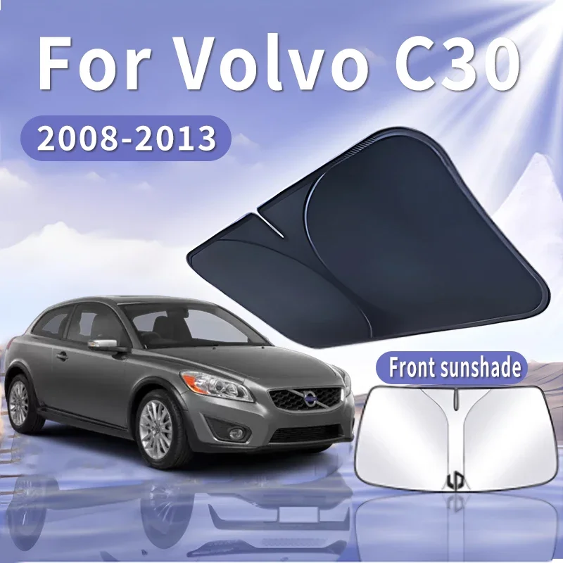 

Foldable Car Sun Visor For Volvo C30 2008~2013 2009 Front Windshield Sunshade Heat Insulation Summer Cooling Auto Accessories