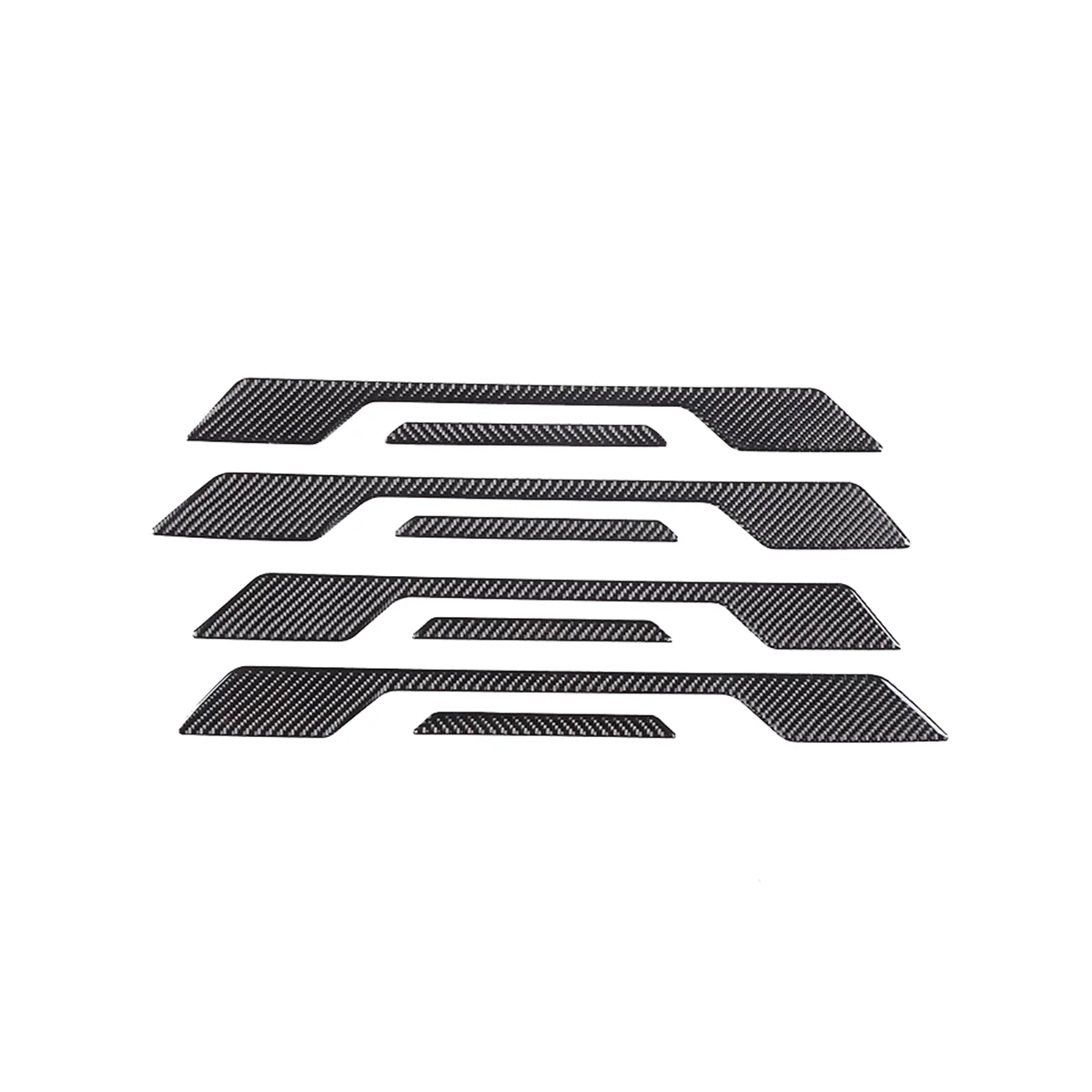 For 2022 2023 Carbon Fiber Car Inner Door Sill Welcome Panel Decorative Cover Sticker Accessories