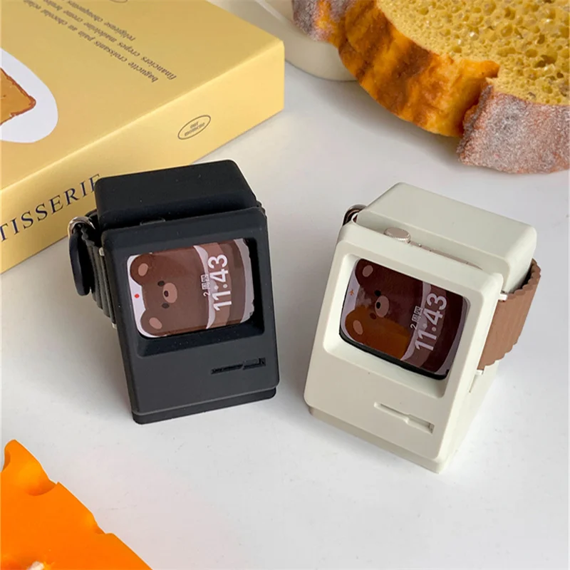 ผู้ถือวงเล็บซิลิโคน Charger สำหรับ Apple นาฬิกา Series 8 7 6 SE 5 4สำหรับ IWatch 45มม.44 42มม.41 40 49 38อุปกรณ์เสริม