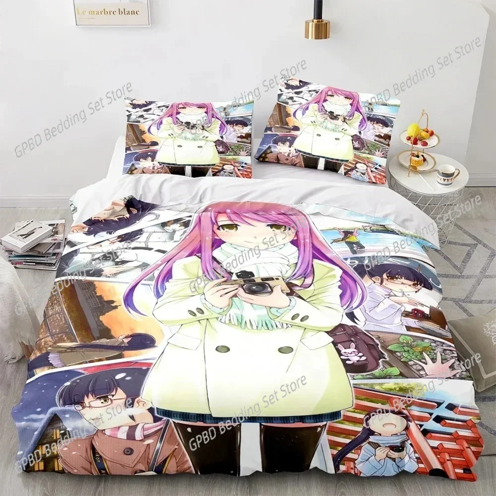 

Anime Kawaii Sexy Girl Bedding Set For Bedroom Soft Modern Bedspreads Comefortable Kids Duvet Cover Quilt Cover And Pillowcase