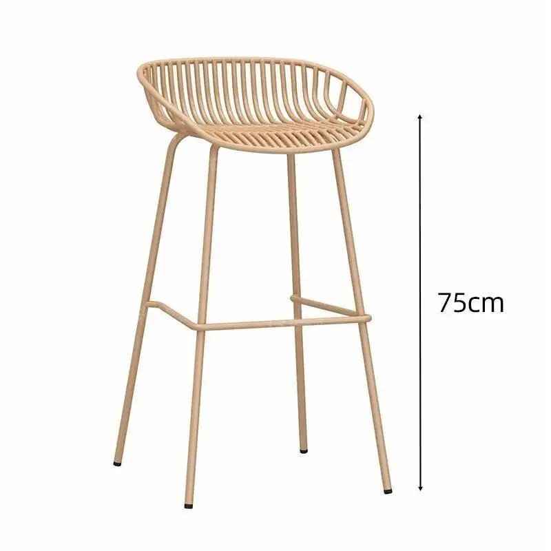 キッチン用スツール ゲームチェア 北欧風バーチェア アームチェア 木製 格安 カウンターサロン ミッドセンチュリー 快適 透明 ハイ