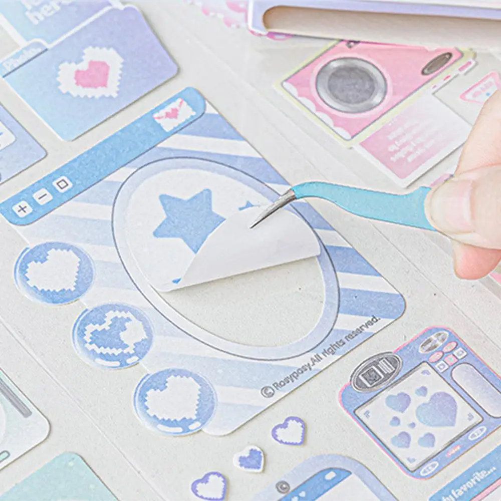 Border Stickers 3 Patterns Border Hot Silver Draw And Use Convenient And Durable High Quality Hollow Stickers Sticker Notebook