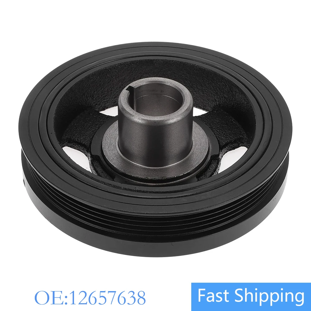 

Engine Harmonic Balancer Crankshaft Pulley for Buick Envision Cadillac LaCrosse Langjun 2016-2020 Chevrolet Malibu 1.5T