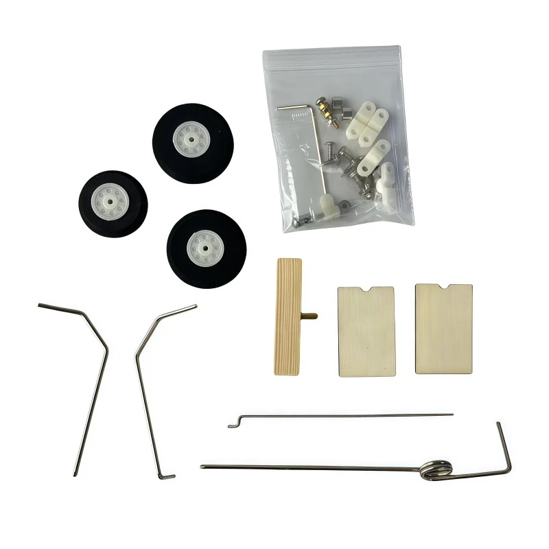 SU27KT modèle en bois sans servo, modèle d'avion, train d'atterrissage, avion à voilure fixe, accessoires de bricolage, amortisseurs métalliques