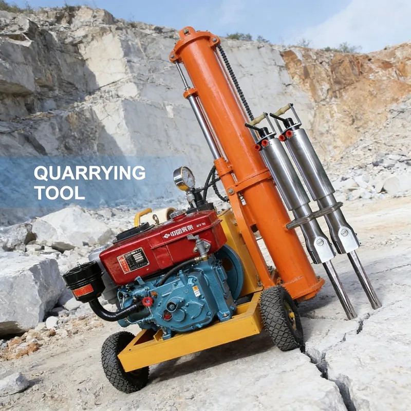 

Портативный электрический гидравлический камнекол для разрушения гранита, мощная бесшумная система для разбивания камня для строительных работ