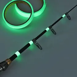 Nastro luminoso verde autoadesivo da 3 m Adesivi che si illuminano al buio Adesivi decorativi per nastri fluorescenti decorativi per palcoscenici Strumento di pesca