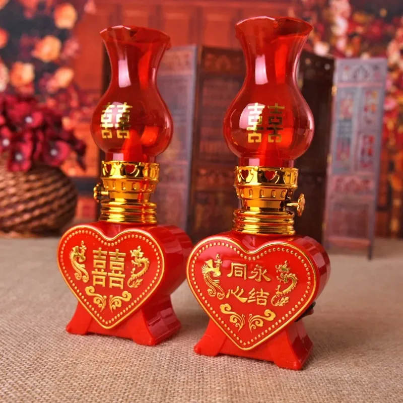 Creative Supplies for Wedding and Wedding Houses: Eternal Unity and Peach Heart LED Electronic Candle Light