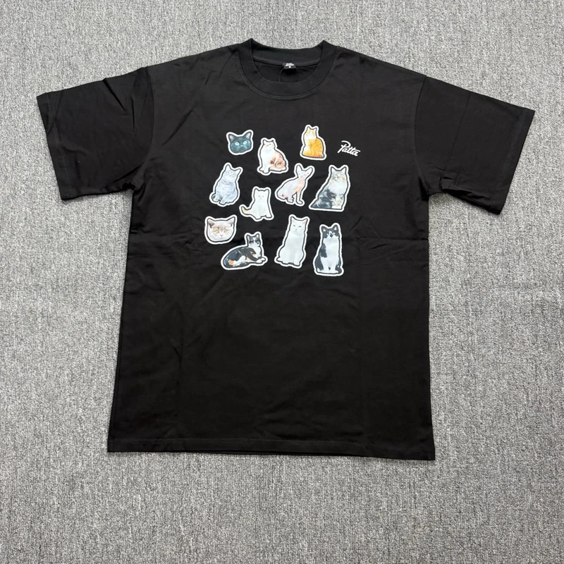 Daily Basic T-shirt New T-shirt Best-selling Trend Brand High-quality Patta Short Sleeved Cute Top Stock