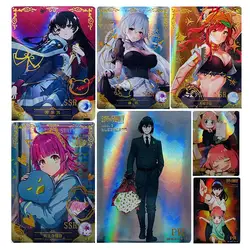 Anime Goddess Story Spy Family Anya Forger Tennouji Rina Ssr Pr comics collection card Christmas birthday gift Children's toys