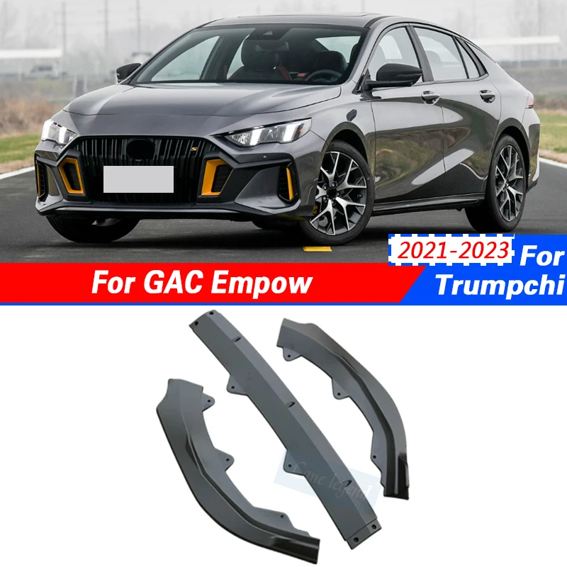 

For Trumpchi GAC Empow 2021-2023 Accessories Car Front Shovel Front Lip Front Bumper Protector Anti Hit Garnish