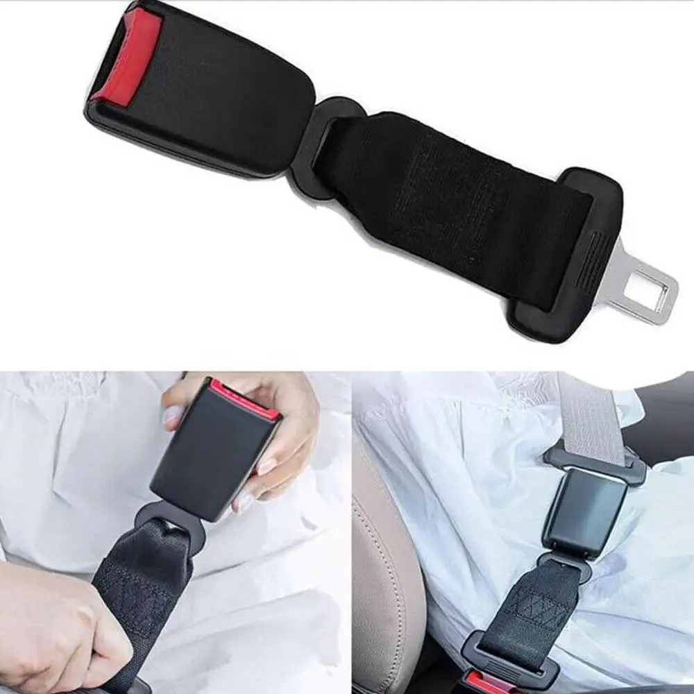 Extension universelle de ceinture de sécurité automobile, rallonge de ceinture de voiture durable, clip de boucle de ceinture de sécurité, accessoire de voiture, deux tailles différentes