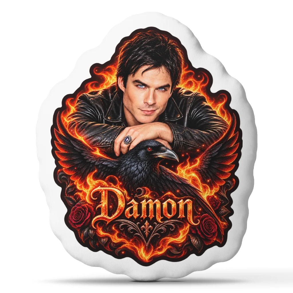 Damon Salvatore (4) Shaped Pillow Cushion Irregular Stuffed Throw Pillow for Sofa Home Decoration Gift