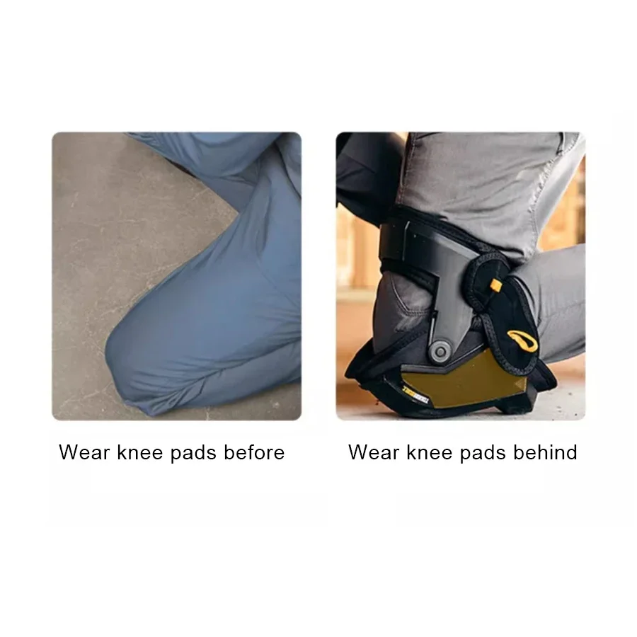 TB-KP-G3 Hard shell knee pads Fanatic Thigh Support  Pads Two-color Non-slip Silicone Knee Pads Knee Protection Tool