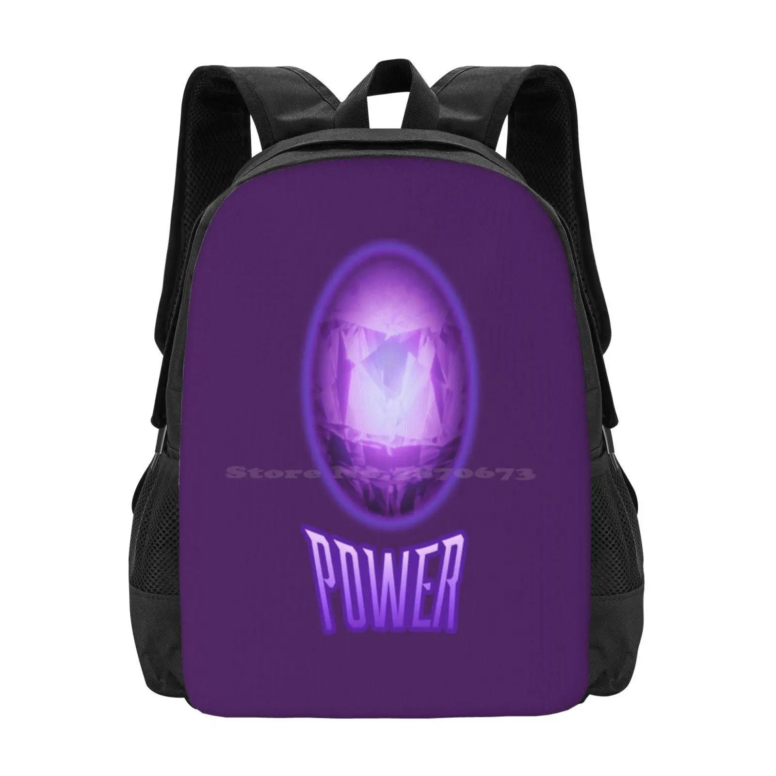 Power Stone Hot Sale Schoolbag Backpack Fashion Bags Infinity Stones Infinity War Infinity Gauntlet Mcu Geek Comic Books