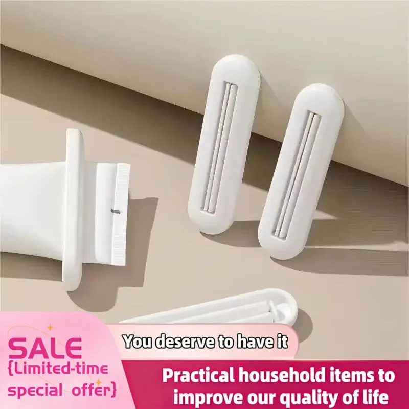 1/2Pcs Toothpaste Squeezer, Toothpaste Clip, Facial Cleanser Hand Cream Squeezer, Household Manual Toothpaste Rolling Squeezer