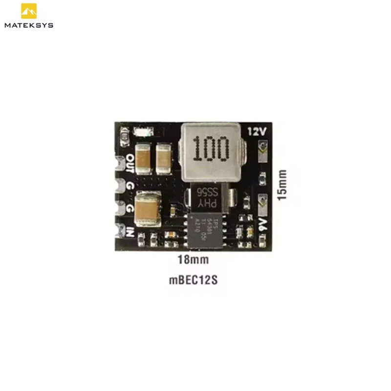 MATEK Mateksys MICRO BEC 6-60 فولت إلى 5 فولت/9 فولت/12 فولت-ADJ وحدة منظم تنحى لطائرة RC نموذجية هليكوبتر FPV سباق بدون طيار #6