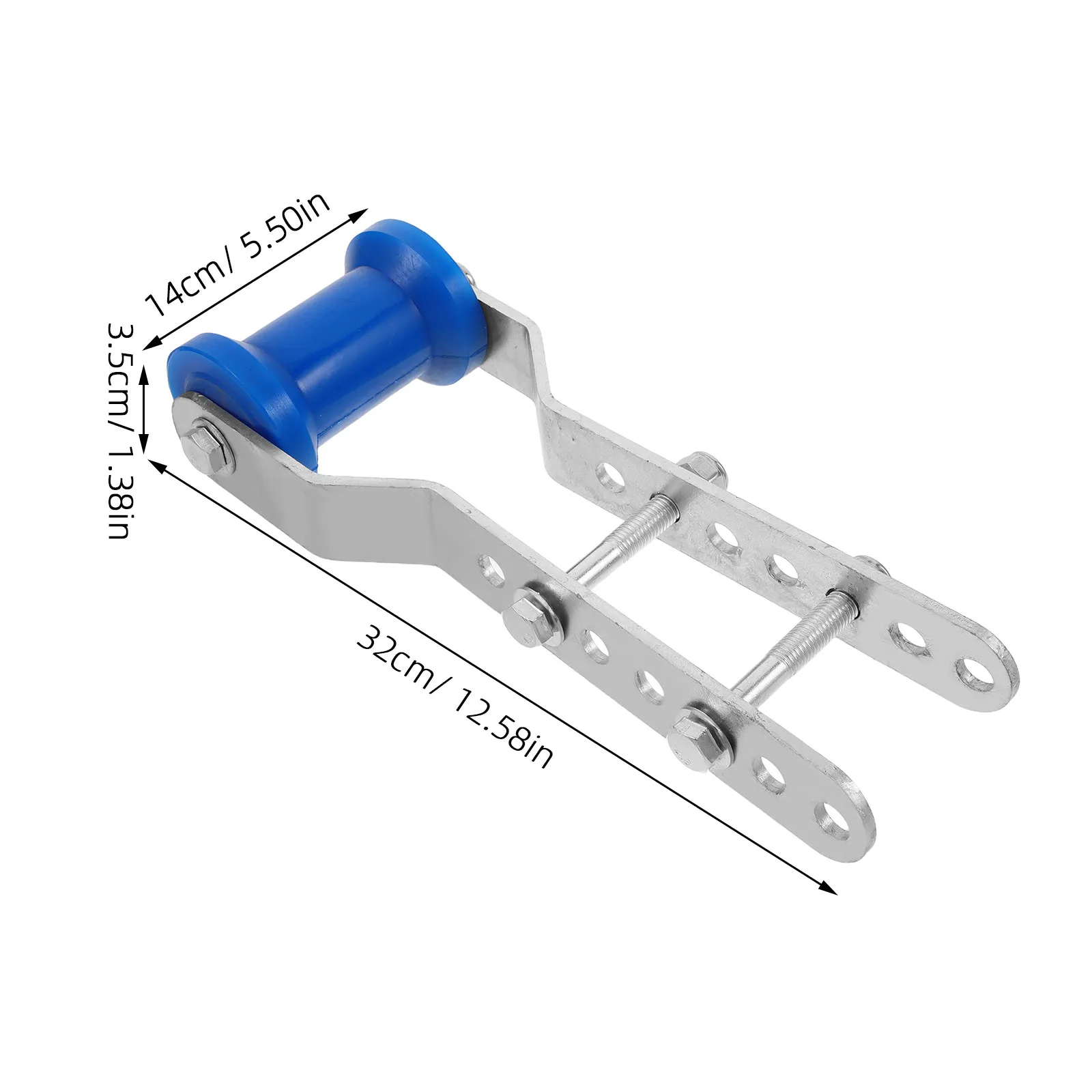 Adjustable Marine Roller Boat Trailer Keel Roller Bracket Mounting Bolts Secure Support Frame Installation Guide Bracket