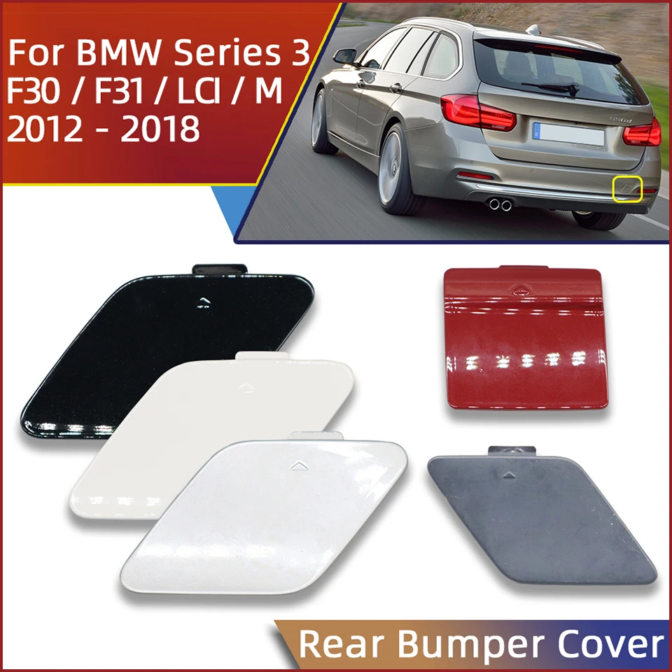 

Rear Bumper Hauling Trailer Shell Bumper Decoration Cap For 2012-2018 BMW 3 F30/F31/LCI/M #51127312748 51127384417 51128056615