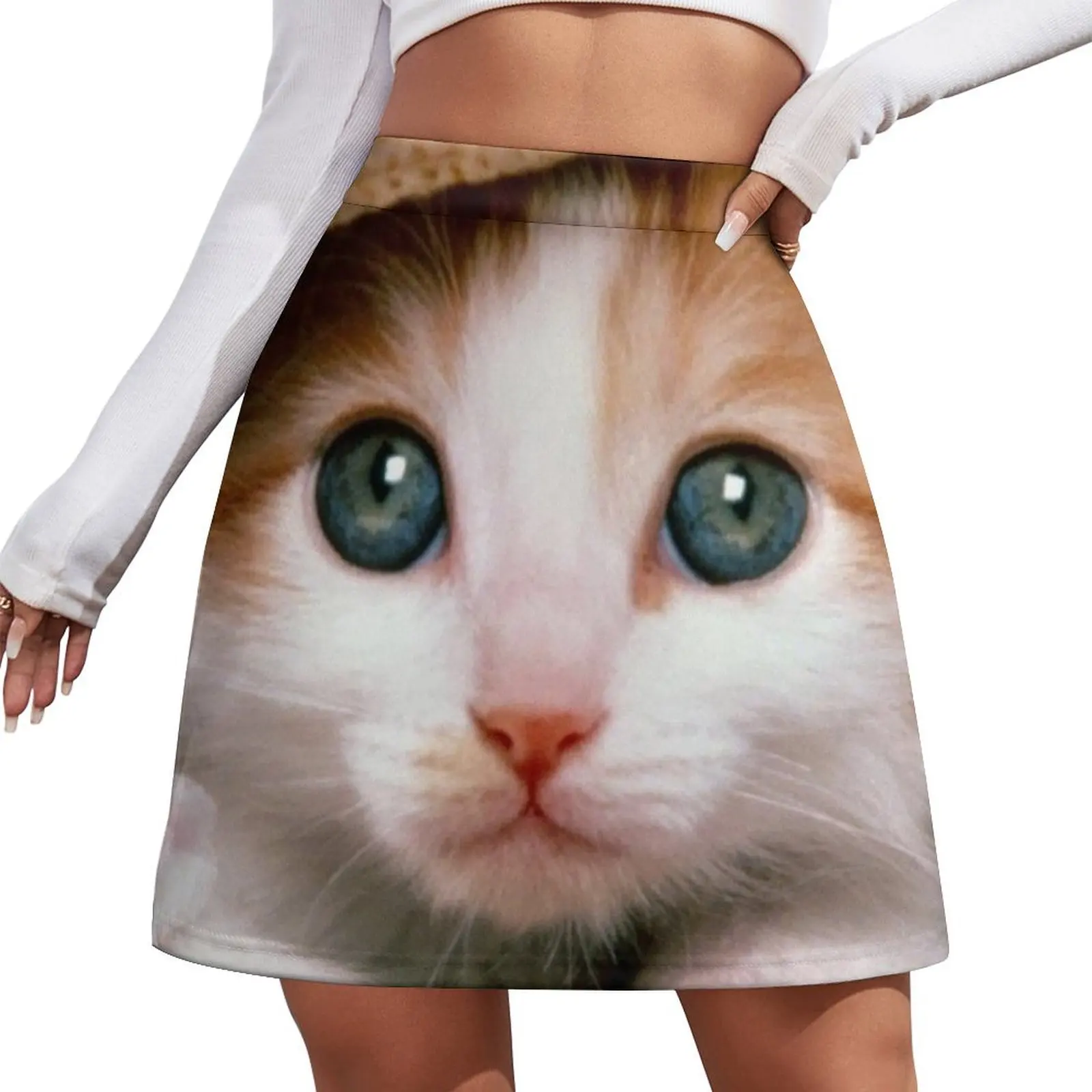

Adorable Cat Mini Skirt summer dress women 2026 short skirt for women mini denim skirt