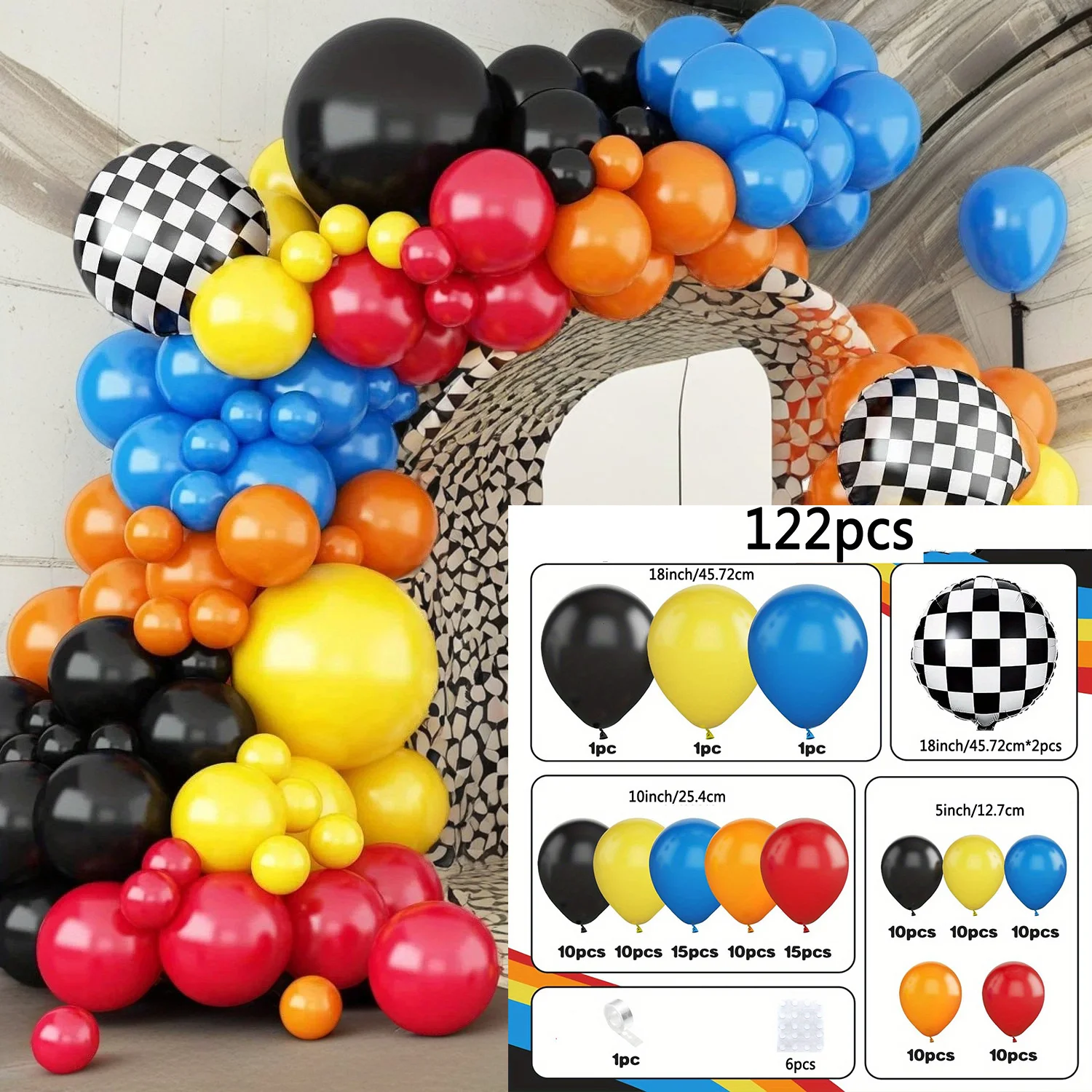 Kit de ballons de course popul - Lighting Mcqueen Birthday Decor avis et prix