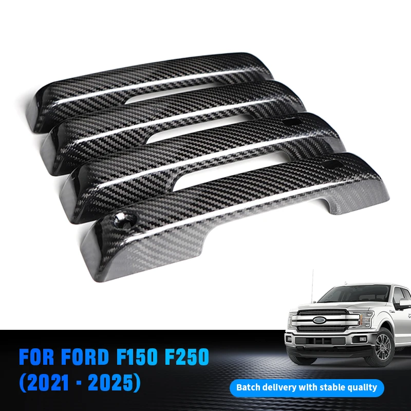 اكسسوارات السيارات ألياف الكربون أربعة أبواب لفورد F150 F250 2021 2022 2023 2024 2025 اكسسوارات السيارات