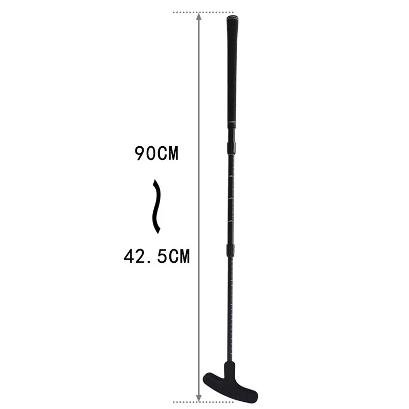 Golf club with adjustable three section push rod, aluminum alloy double-sided push rod, suitable for both adults and children